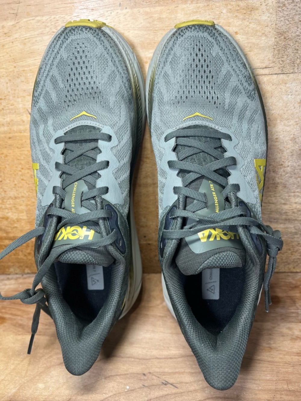 Hoka One One Challenger ATR 7 Mens Size 9.5 Trail Running Shoes Olive Forest - Picture 7 of 12